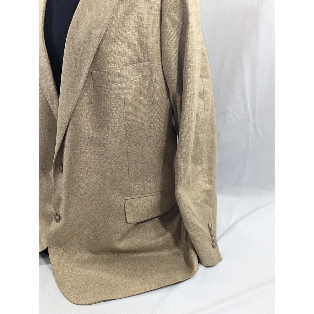 Jos. A. Bank Unstructured Blazer Sports Suit‎ Jacket 100% Silk 52R Slim 52